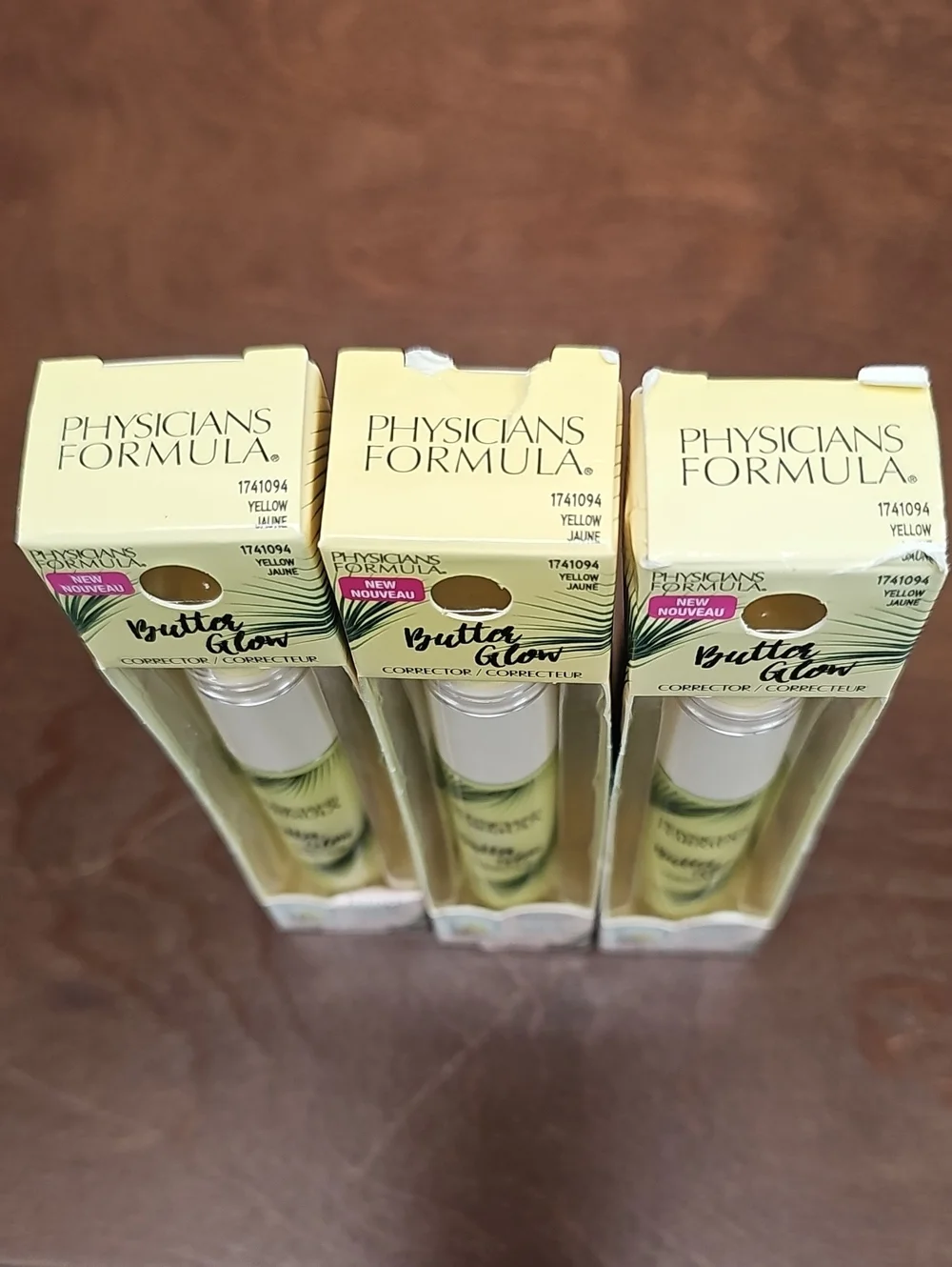 Physicians Formula Butter Glow Corrector Yellow Bundle Qty 3 New